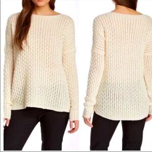 Vince Semi-Sheer Open‎ Weave Sweater
